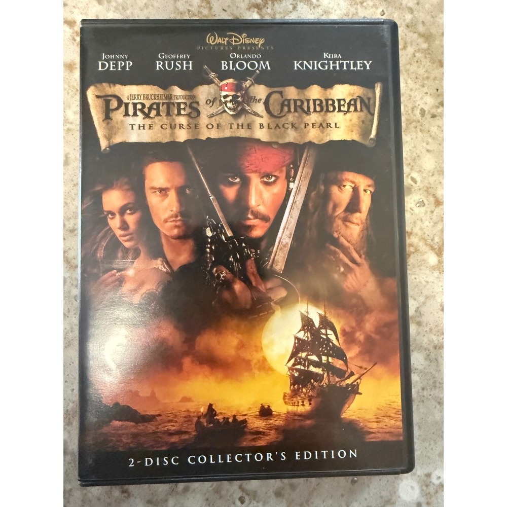 Pirates of the Caribbean The Curse of the Black Pearl 2-Disc DVD Collector Ed.